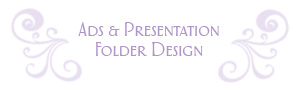 Ads and Personal Folder Design from Purple Dragonfly Designs