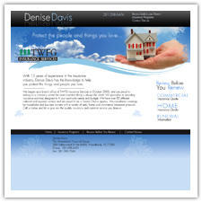 Insurance Agent Website Design - Customized Business Website Design
