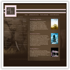 Personal Website design - psychotherapist website design