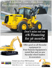 Marketing Advertisement flyer for construction company