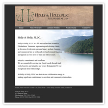 Holly Law Firm - Purple Dragonfly Designs Website Gallery