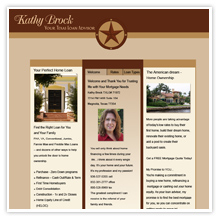 Kathy Brock - Mortgage Lending - Website gallery