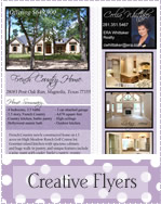 Flyers designs from Purple Dragonfly Designs