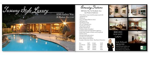 Elegant brochure for a realtor