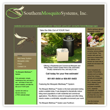 Southern Mosquito Systems, Inc. - Webdesign gallery