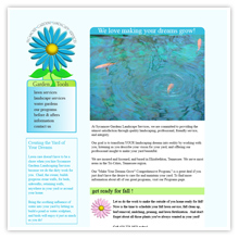 Sycamore Gardens Landscape Services - A Purple Dragonfly Designs Website