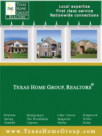 Presentation folder front for Texas Home Group, Realtors