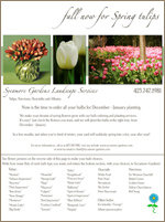Landscape Company spring flyer