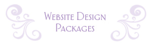 Website design packages - basic packages and upgraded packages designed for every budget