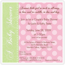 pink invitations