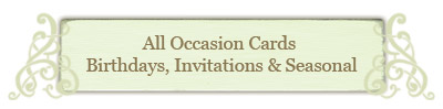 Cards, Invitations for all occasions