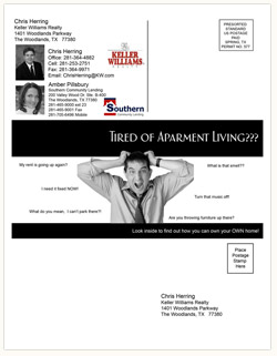 Flyer for apartment marketing