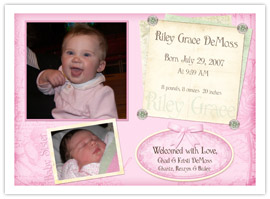 Baby Birth Announcement