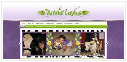 Personal Blog Design - Alivia Layne