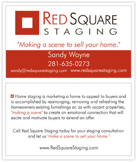 Home Stager Business Card