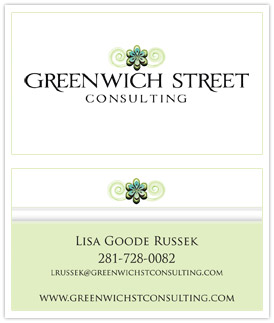 Marketing Consultant Business Card