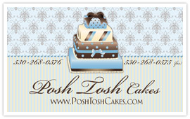 Professional Cake Decorator Business Card