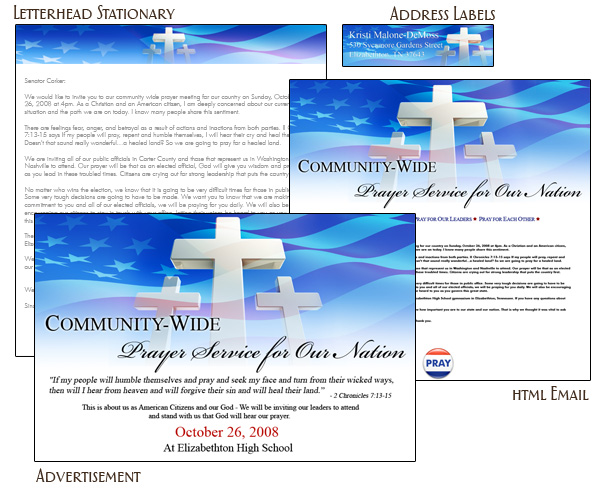 Identity Packages for Churches, events, organizations