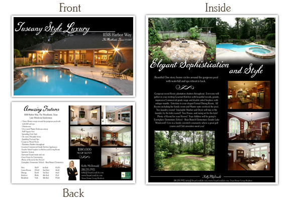 Elegant Two Page Listing Flyer - Bi Fold