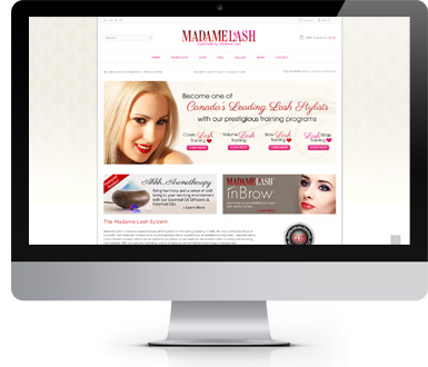 Eyelash Extensions - website design