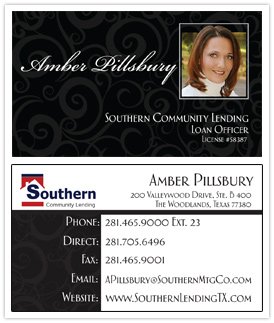 Mortgage Loan Officer Business Card