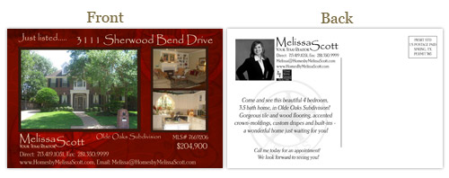 Postcard Design for Realtor