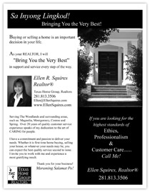 Full Page Ad for Realtor