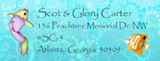 Sea Creatures Return Address Labels