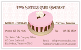 Cake Company Business Card Design