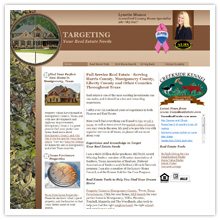 Camoflauge Themed Realtor Website