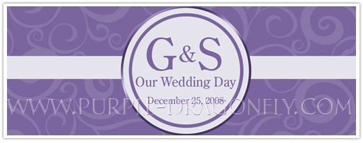 Purple Wedding Logo